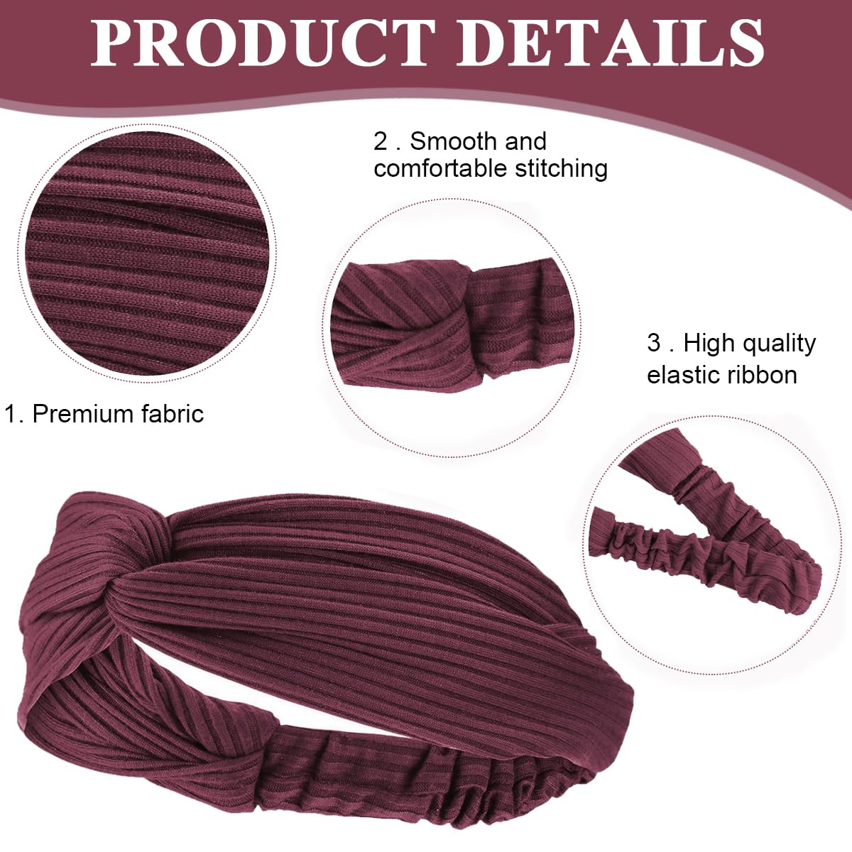 MAYCREATE® Headband for Women Girls, Stretchy Turban Hair Bands Hair Wrap Head Bands, Soft Twisted Knots Hairband for Face Clean, Makeup, Yoga, Workout (Multi C) MAYCREATE® Headband for Women Girls, Stretchy Turban Hair Bands Hair Wrap Head Bands, Soft Twisted Knots Hairband for Face Clean, Makeup, Yoga, Workout (Multi C)